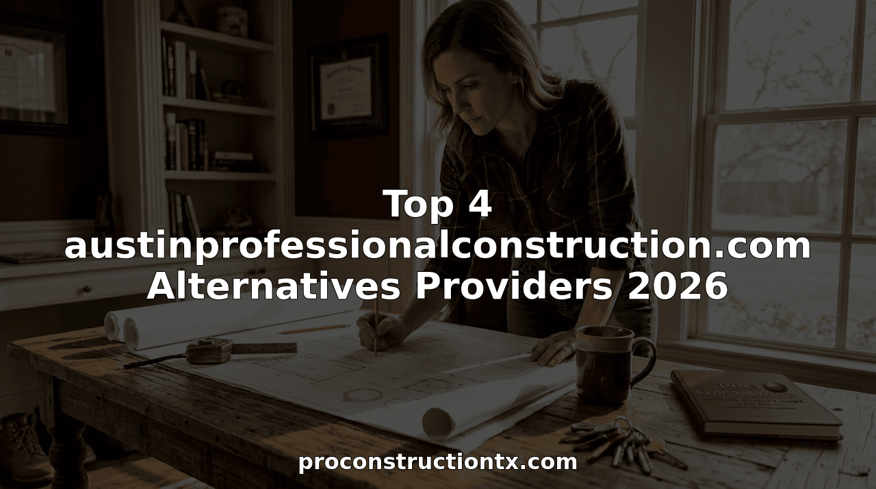 Top 4 austinprofessionalconstruction.com Alternatives Providers 2026